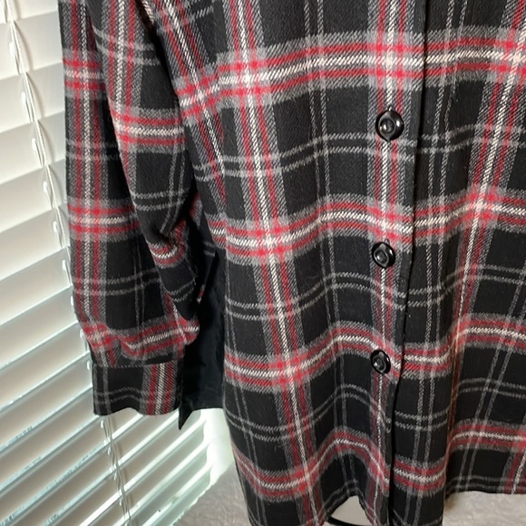 AVENUE Wool Lined Flannel Long Sleeve Size 14/16 - Picture 4 of 10
